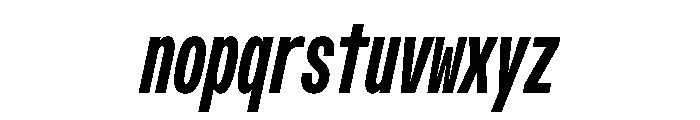 OpenInto 300BoldItalic Instance Font LOWERCASE