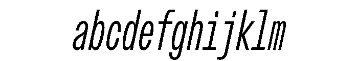 OpenInto 300LightItalic Instance FONT