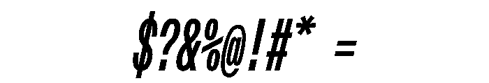 OpenInto 300RegularItalic Instance Font OTHER CHARS