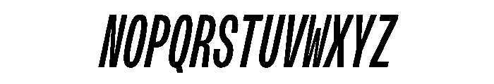 OpenInto 300RegularItalic Instance Font UPPERCASE