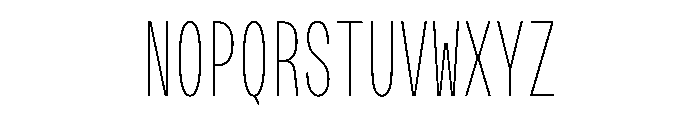 OpenInto 300Thin Instance Font UPPERCASE
