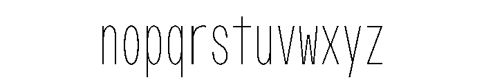 OpenInto 300Thin Instance Font LOWERCASE