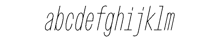 OpenInto 300ThinItalic Instance FONT