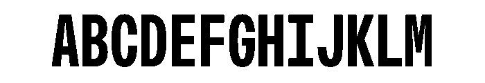 OpenInto 400Bold Instance Font UPPERCASE