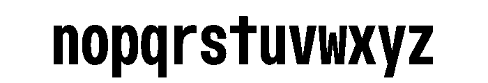 OpenInto 400Bold Instance Font LOWERCASE