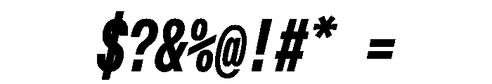OpenInto 400BoldItalic Instance Font OTHER CHARS