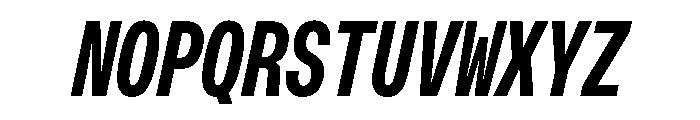 OpenInto 400BoldItalic Instance Font UPPERCASE