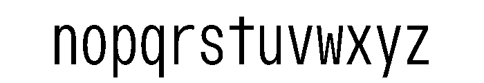 OpenInto 400Light Instance Font LOWERCASE