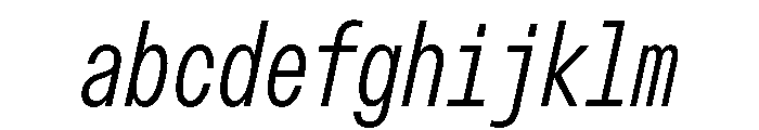 OpenInto 400LightItalic Instance FONT
