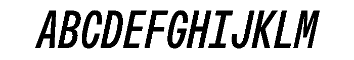 OpenInto 400RegularItalic Instance Font UPPERCASE
