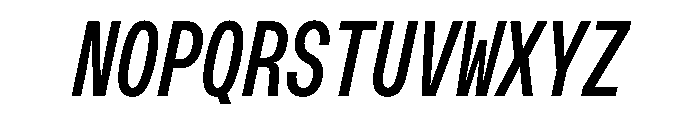 OpenInto 400RegularItalic Instance Font UPPERCASE