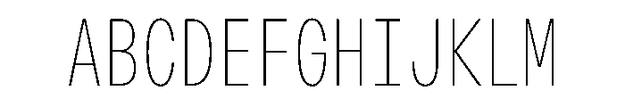 OpenInto 400Thin Instance Font UPPERCASE