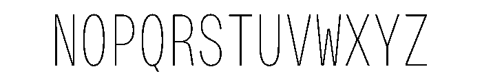 OpenInto 400Thin Instance Font UPPERCASE