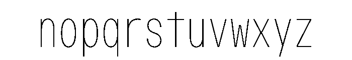 OpenInto 400Thin Instance Font LOWERCASE