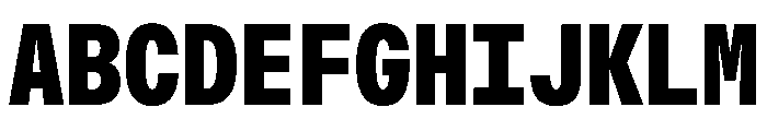 OpenInto 500Black Instance Font UPPERCASE
