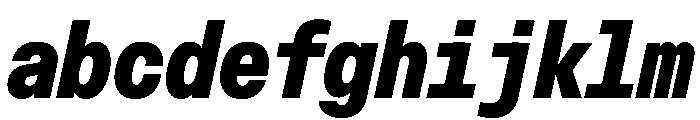 OpenInto 500BlackItalic Instance FONT