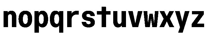 OpenInto 500Bold Instance Font LOWERCASE