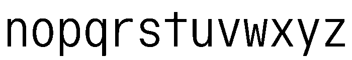 OpenInto 500Light Instance Font LOWERCASE