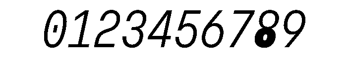 OpenInto 500LightItalic Instance Font OTHER CHARS