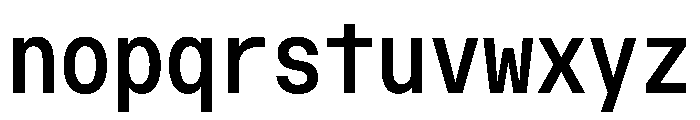OpenInto 500Regular Instance Font LOWERCASE