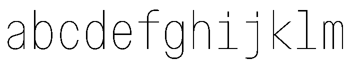 OpenInto 500Thin Instance FONT