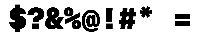 OpenInto 600Black Instance Font OTHER CHARS