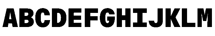 OpenInto 600Black Instance Font UPPERCASE