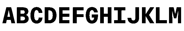 OpenInto 600Bold Instance Font UPPERCASE