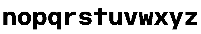 OpenInto 600Bold Instance Font LOWERCASE