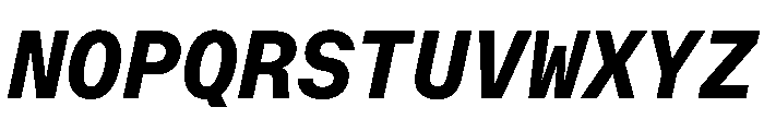 OpenInto 600BoldItalic Instance Font UPPERCASE