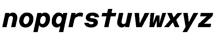 OpenInto 600BoldItalic Instance Font LOWERCASE