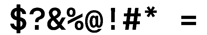 OpenInto 600Regular Instance Font OTHER CHARS