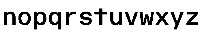 OpenInto 600Regular Instance Font LOWERCASE