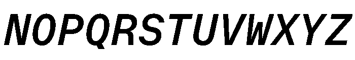 OpenInto 600RegularItalic Instance Font UPPERCASE