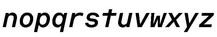 OpenInto 600RegularItalic Instance Font LOWERCASE