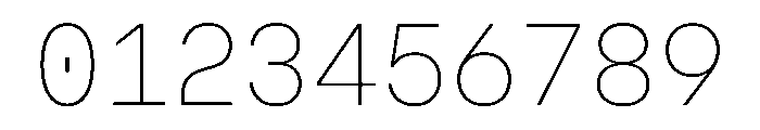 OpenInto 600Thin Instance Font OTHER CHARS