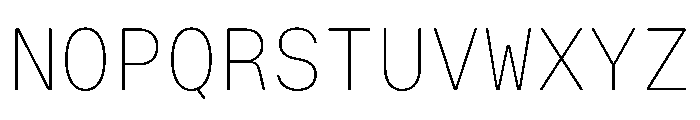 OpenInto 600Thin Instance Font UPPERCASE