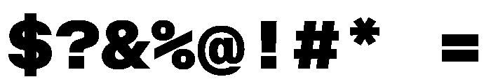 OpenInto 700Black Instance Font OTHER CHARS