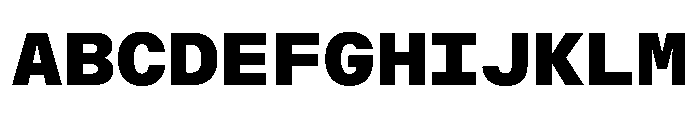 OpenInto 700Black Instance Font UPPERCASE