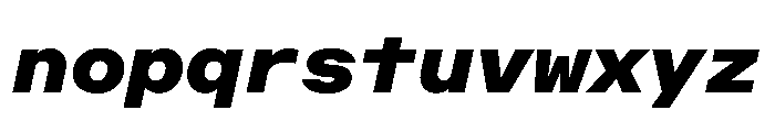 OpenInto 700BlackItalic Instance Font LOWERCASE