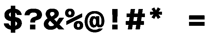 OpenInto 700Bold Instance Font OTHER CHARS