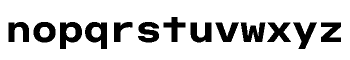 OpenInto 700Bold Instance Font LOWERCASE