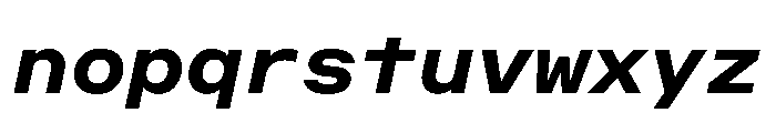 OpenInto 700BoldItalic Instance Font LOWERCASE