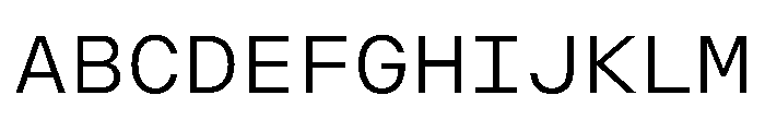 OpenInto 700Light Instance Font UPPERCASE