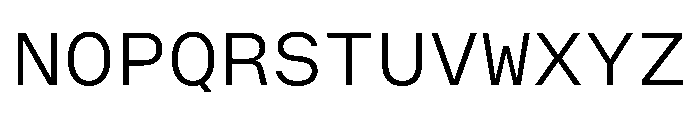 OpenInto 700Light Instance Font UPPERCASE
