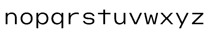 OpenInto 700Light Instance Font LOWERCASE
