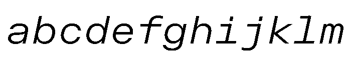 OpenInto 700LightItalic Instance FONT