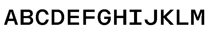 OpenInto 700Regular Instance Font UPPERCASE
