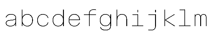 OpenInto 700Thin Instance FONT