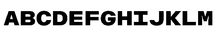 OpenInto 800Black Instance Font UPPERCASE